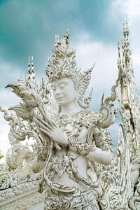 Weißer Tempel in Chiang Rai Thailand