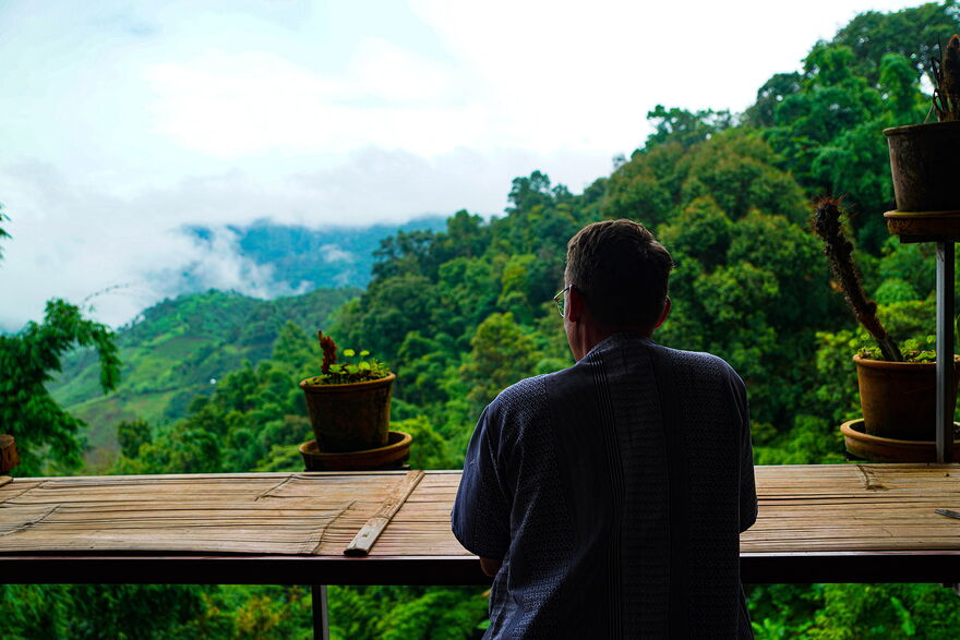 Aussicht in Akha Nordthailand